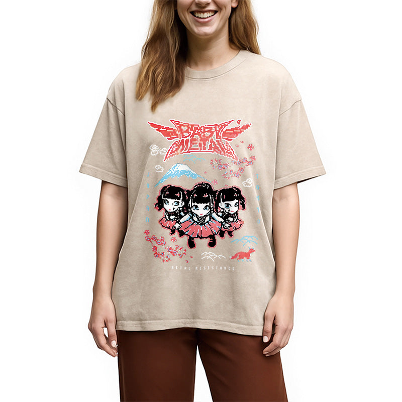 bbb Babymetal Tokyo Washed T-Shirt