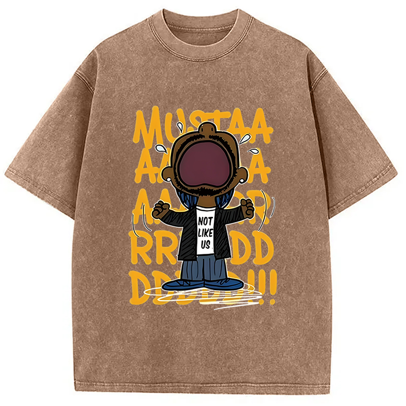 bbb Kendrick Mustard Lamar Rapper Washed T-Shirt