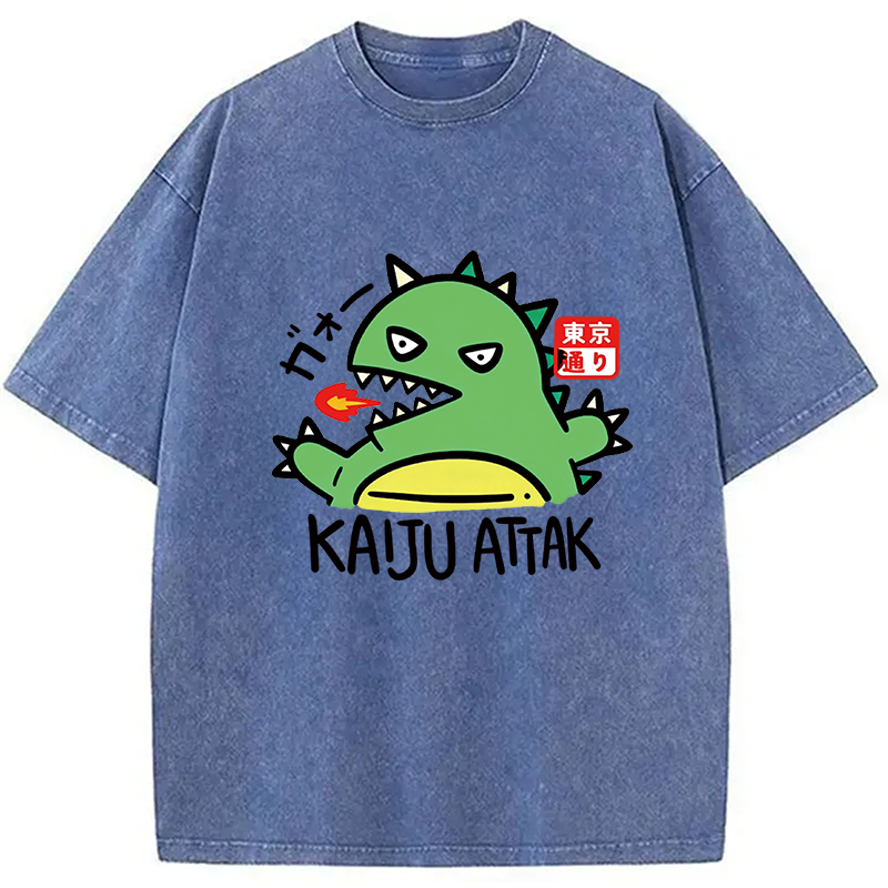 bbb Kaiju Attack Washed T-Shirt