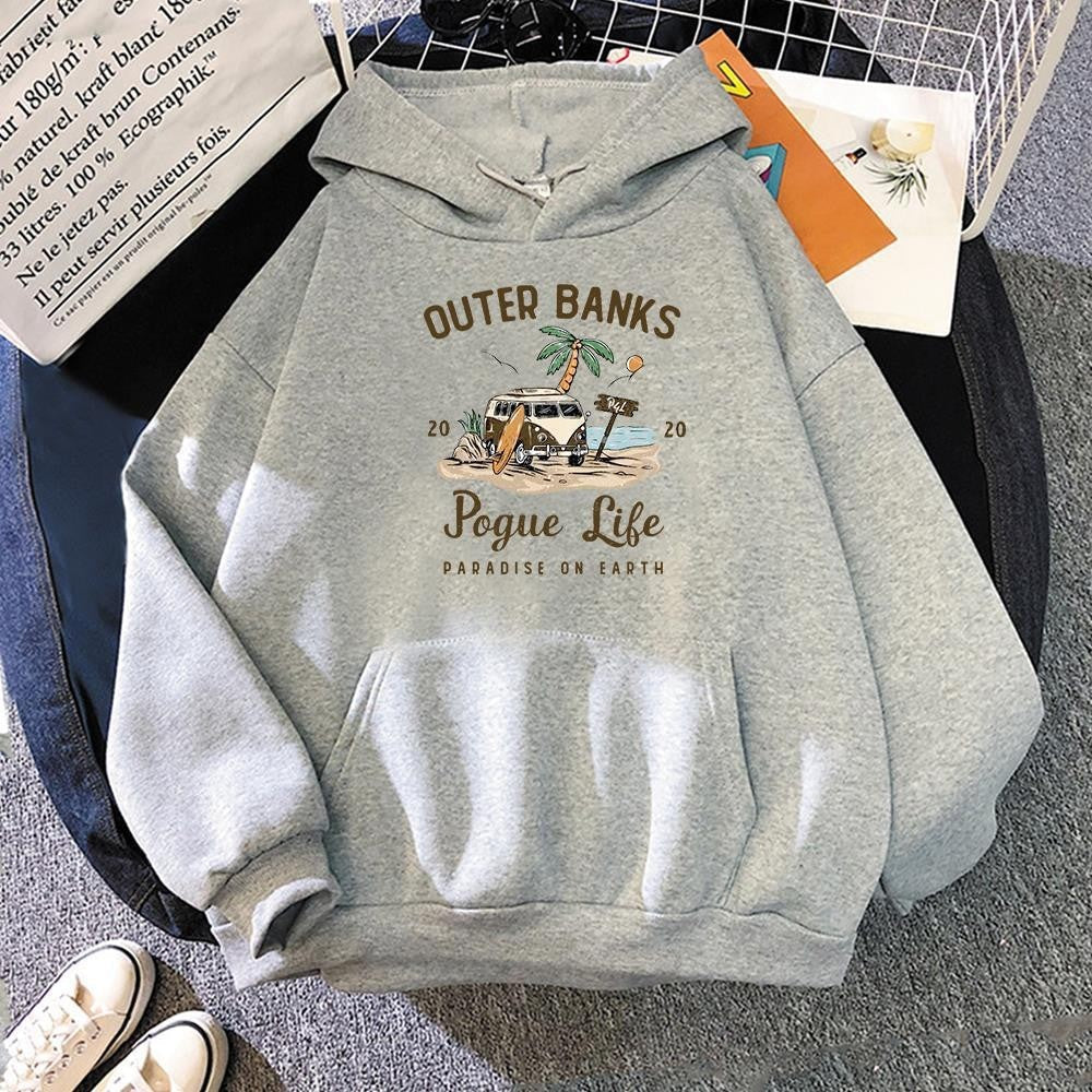 Oversized Cozy Unisex Hoodie - Pullover, Polyester, Casual