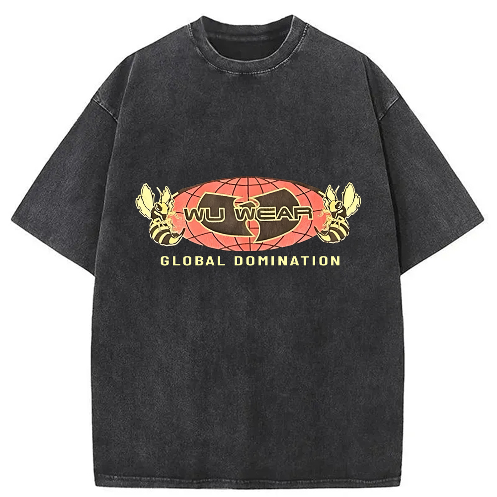 bbb Vintage 90s Wu Wear Wu Tang Washed T-Shirt