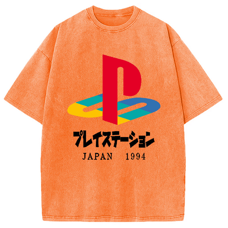 bbb Sony Playstation Japanese Washed T-Shirt