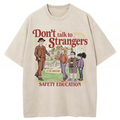 bbb Don't Talk To Strangers Washed T-shirt
