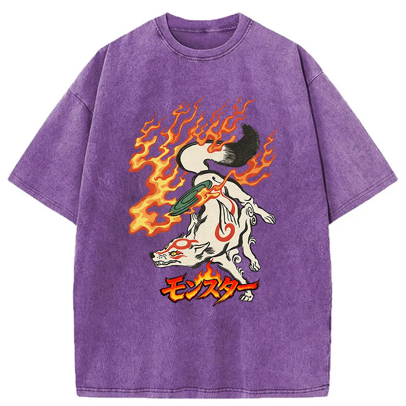 bbb Tokyo Japanese-style Yokai Washed T-shirt
