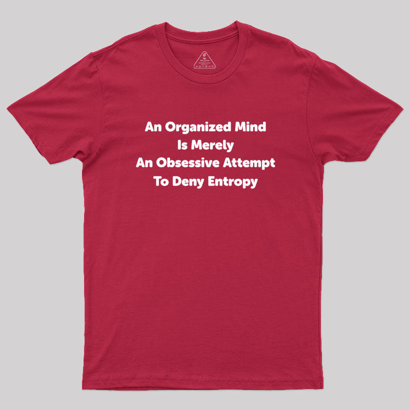 Funny Entropy Chemistry Math  T-Shirt