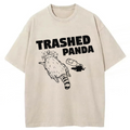 bbb Funny Trashed Panda Racoon Gets Drunk  Washed T-shirt