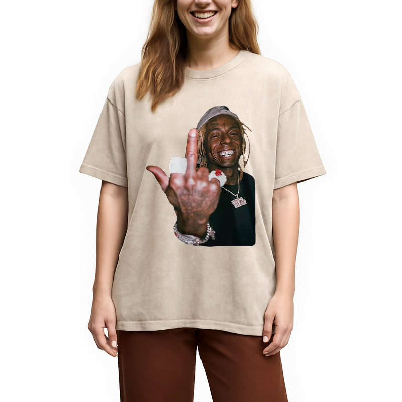 bbb North America Tour Lil Wayne Washed T-Shirt
