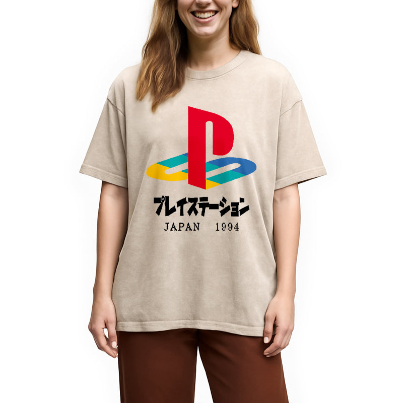 bbb Sony Playstation Japanese Washed T-Shirt