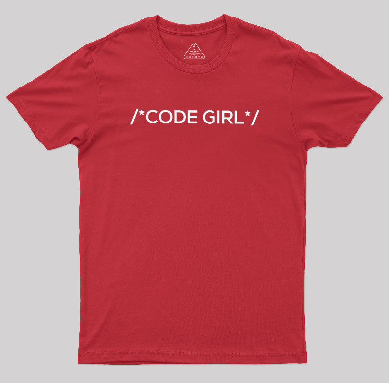 Coder Girl Programmer  T-Shirt