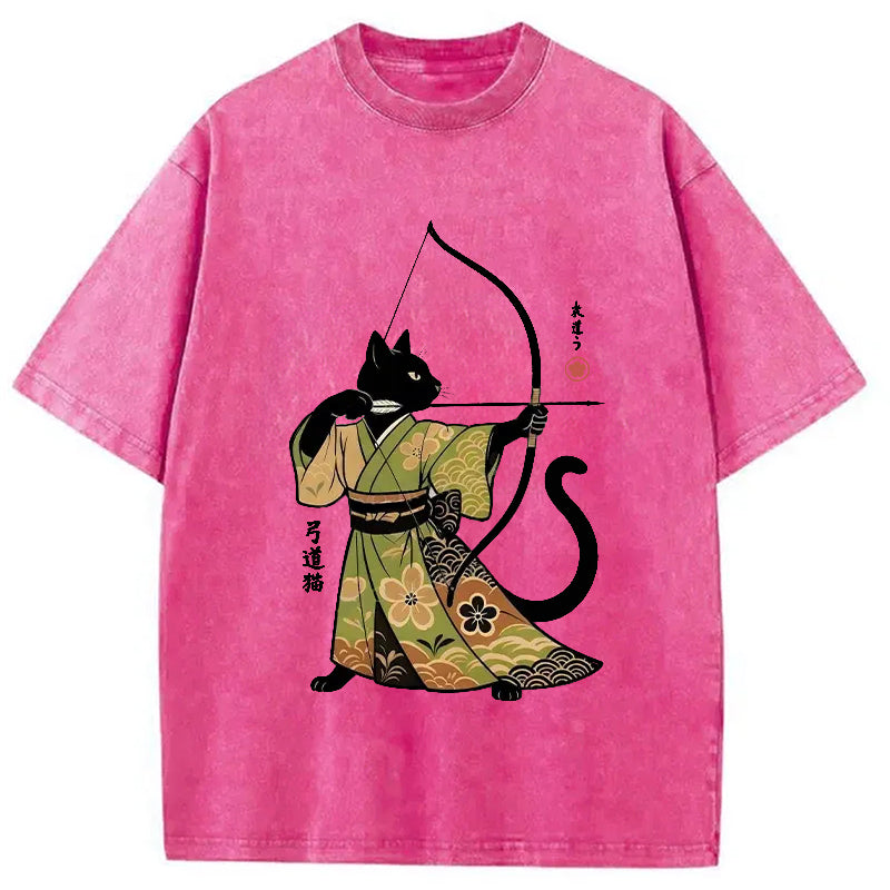 bbb Japan Cat Archery Washed T-Shirt