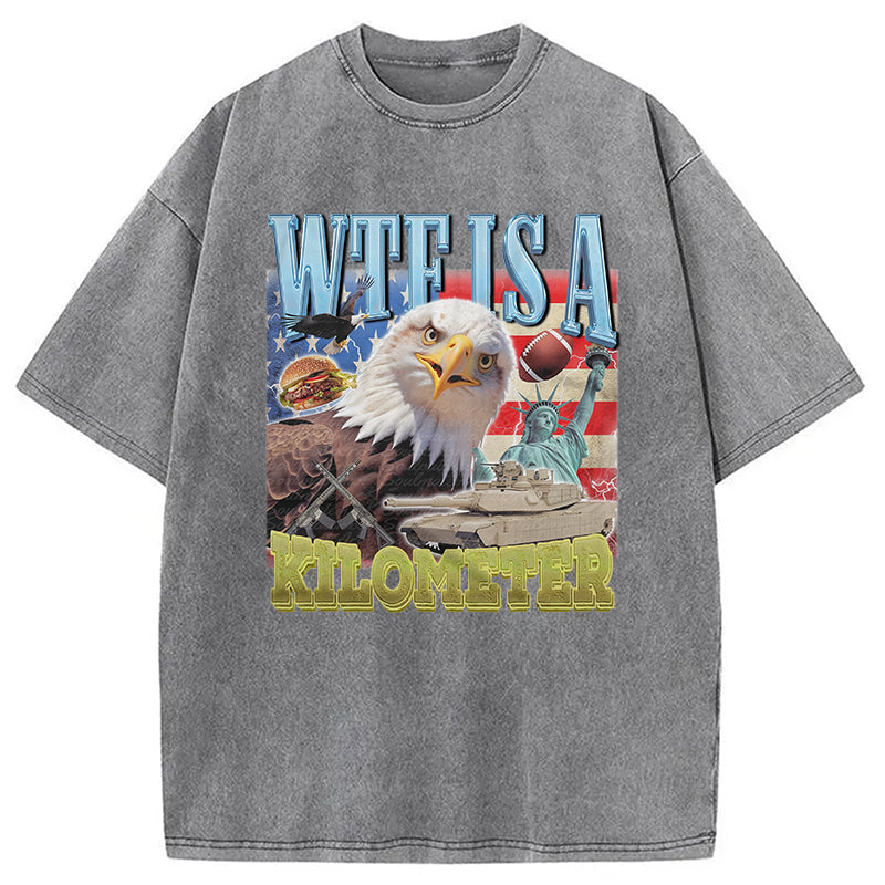 bbb Funny Eagle Meme Washed T-Shirt