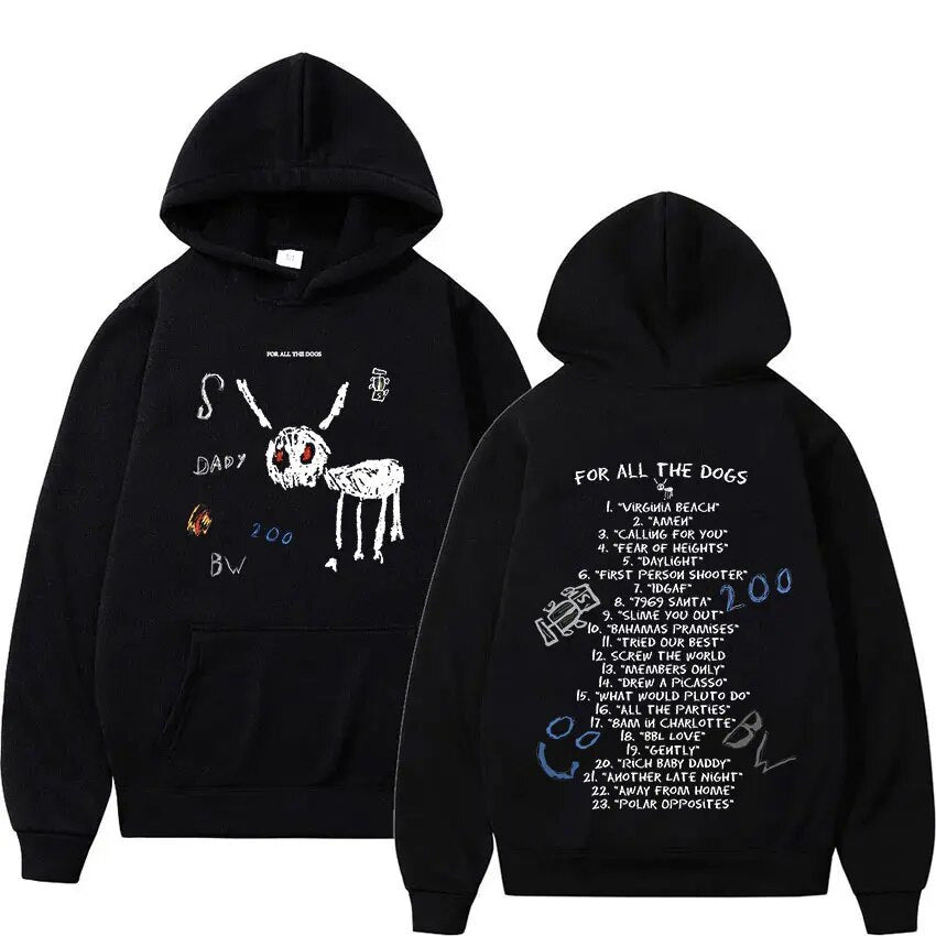 Oversized Men's Hoodie - Relaxed Spandex Blend, Streetwear