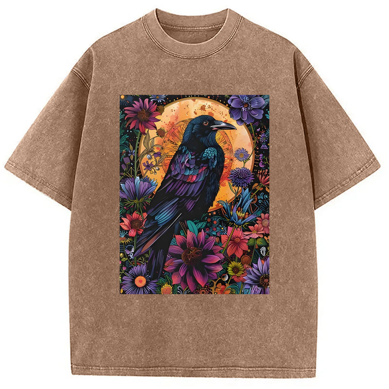 bbb Mandala Crow Washed T-Shirt