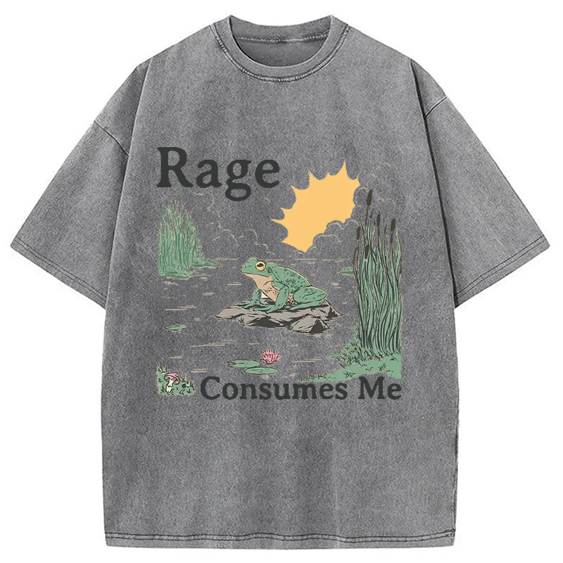 bbb Rage Consumes Me Frog Pond Washed T-Shirt