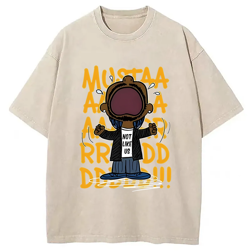 bbb Kendrick Mustard Lamar Rapper Washed T-Shirt