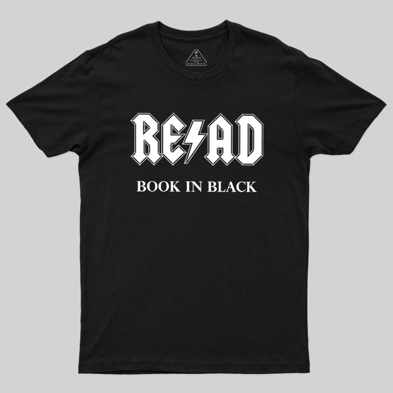 RE/AD - Book In Black  T-Shirt