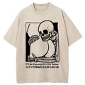 bbb I'll Be Damned If I Die Sober Vintage Washed T-shirt