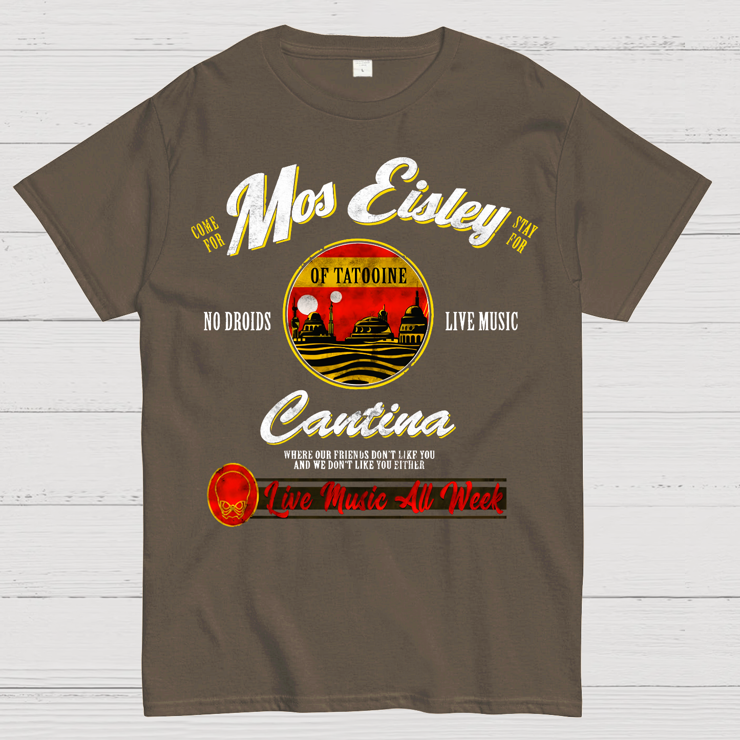 Mos Eisley Cantina Tatooine Graphic Print T-Shirt