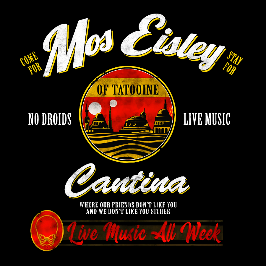Mos Eisley Cantina Tatooine Graphic Print T-Shirt
