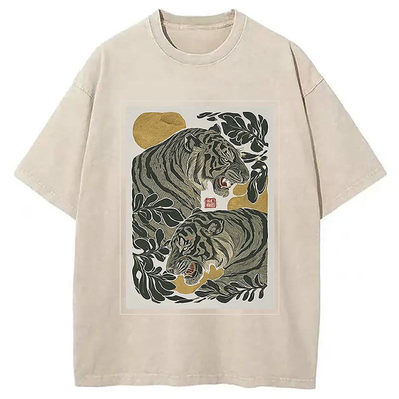 bbb Woodcut Tiger Washed T-Shirt