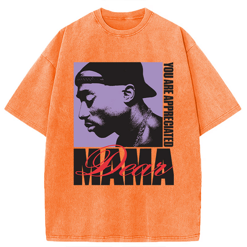 bbb Tupac Dear Mama Appreciated Washed T-Shirt