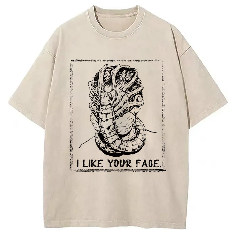 bbb I Like Your Face Washed T-Shirt