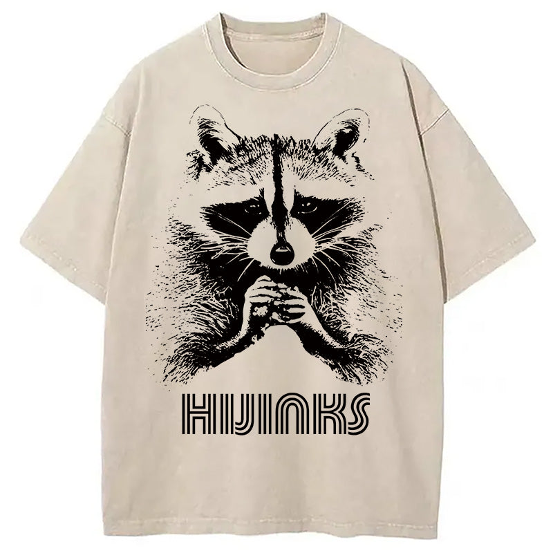 bbb Raccoon Hijinks Washed T-Shirt
