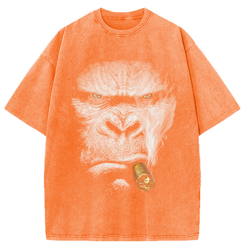 bbb Smoking Gorilla Washed T-Shirt