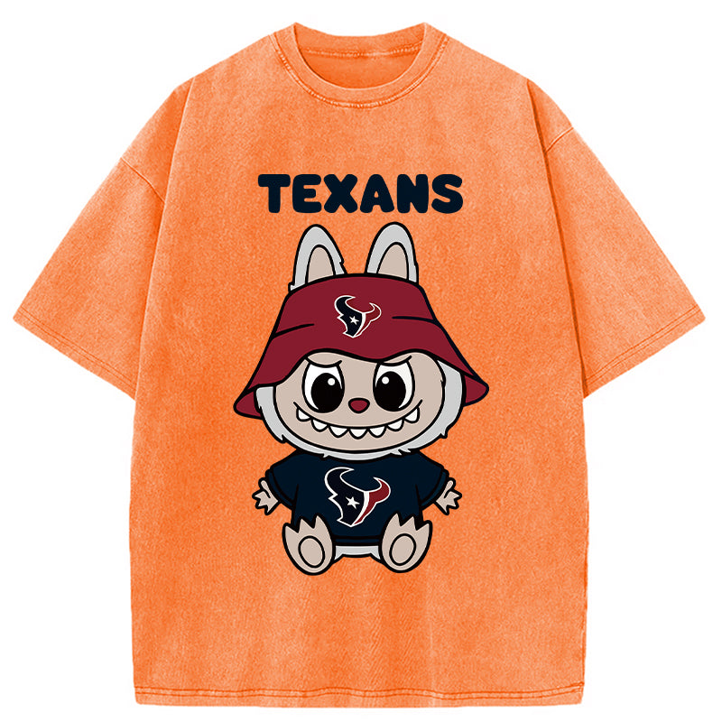 bbb Labubu Doll Monster Washed T-Shirt