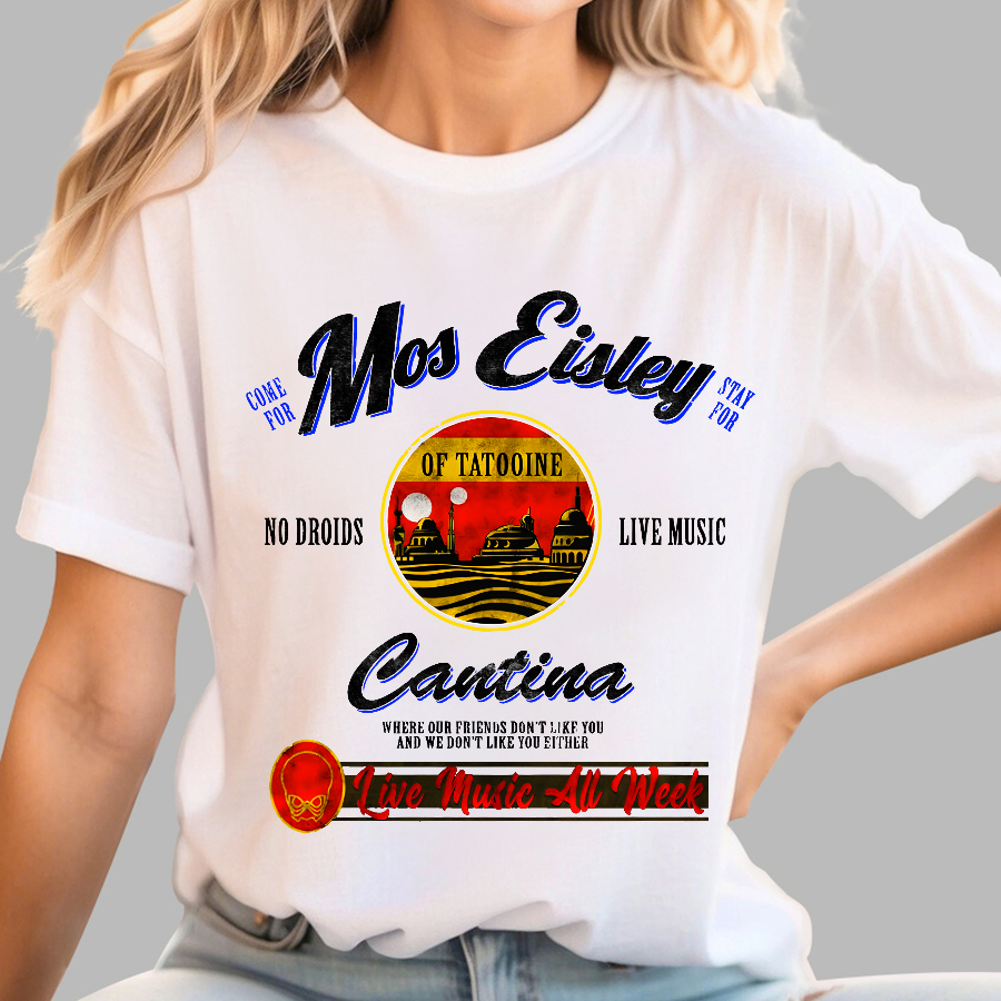 Mos Eisley Cantina Tatooine Graphic Print T-Shirt