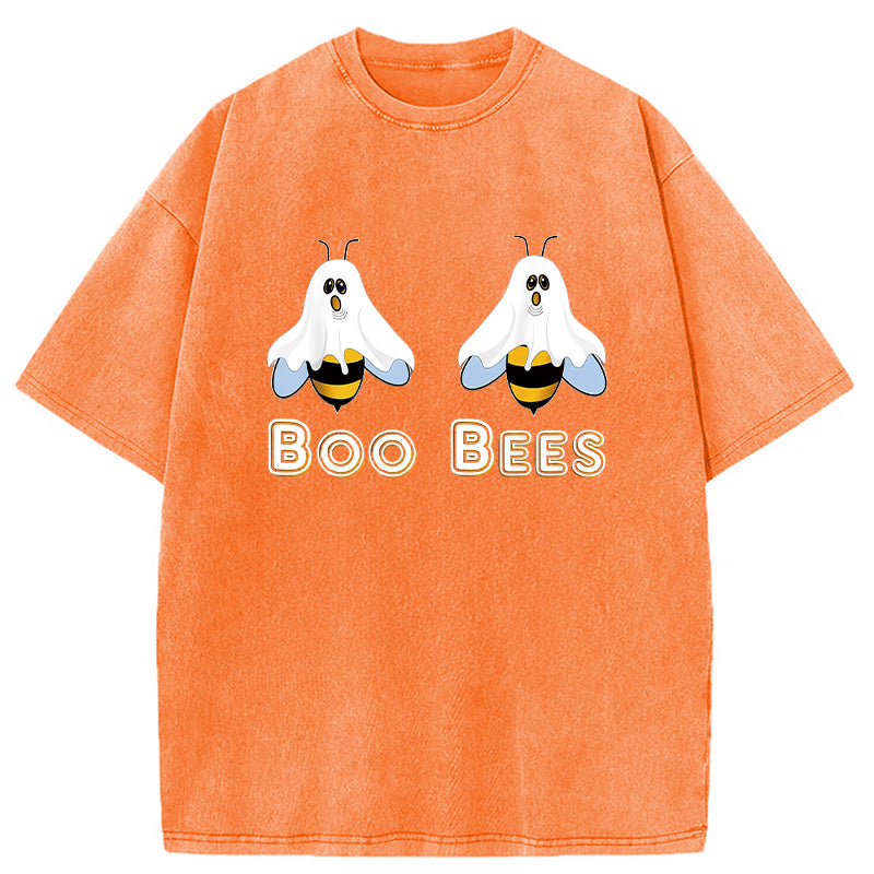 bbb Cute Funny Boobees Halloween Washed T-Shirt