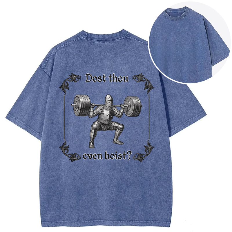 bbb Dost Thou Even Hoist Back Washed T-Shirt