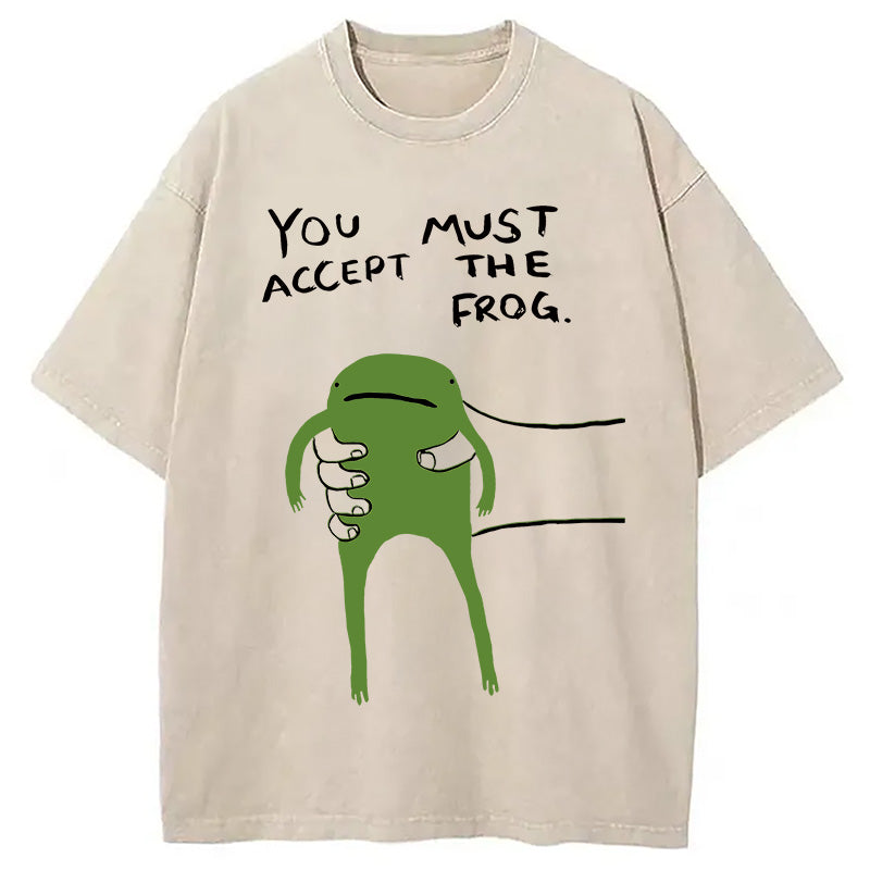bbb Give You Frog Washed T-Shirt