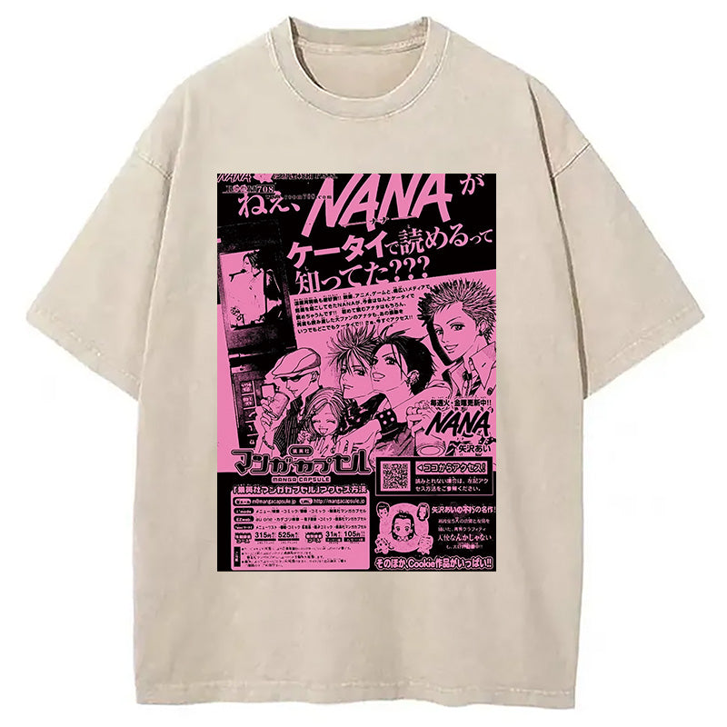 bbb Nana Black Stone Washed T-Shirt
