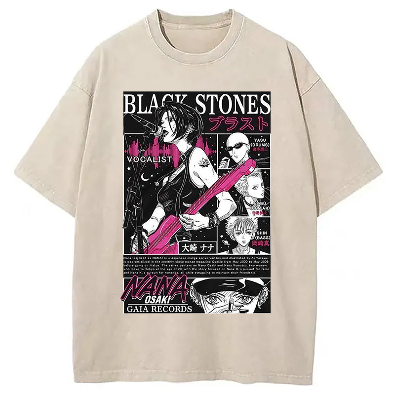 bbb Black Stone Washed T-Shirt