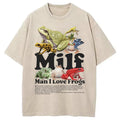 bbb Man I Love Frogs Washed T-Shirt