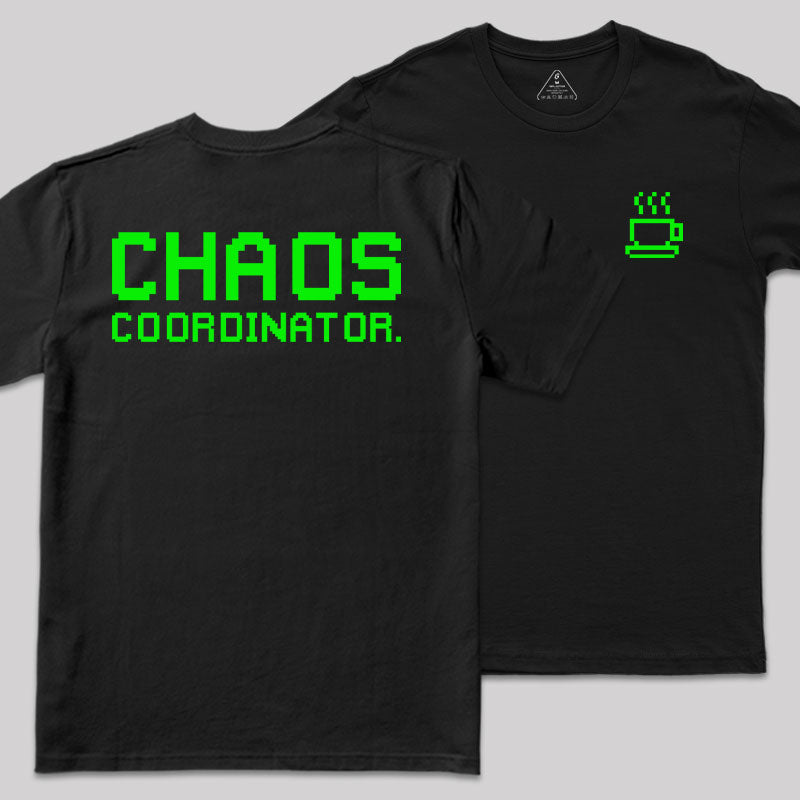 Chaos Front and Back Printed T-Shirt