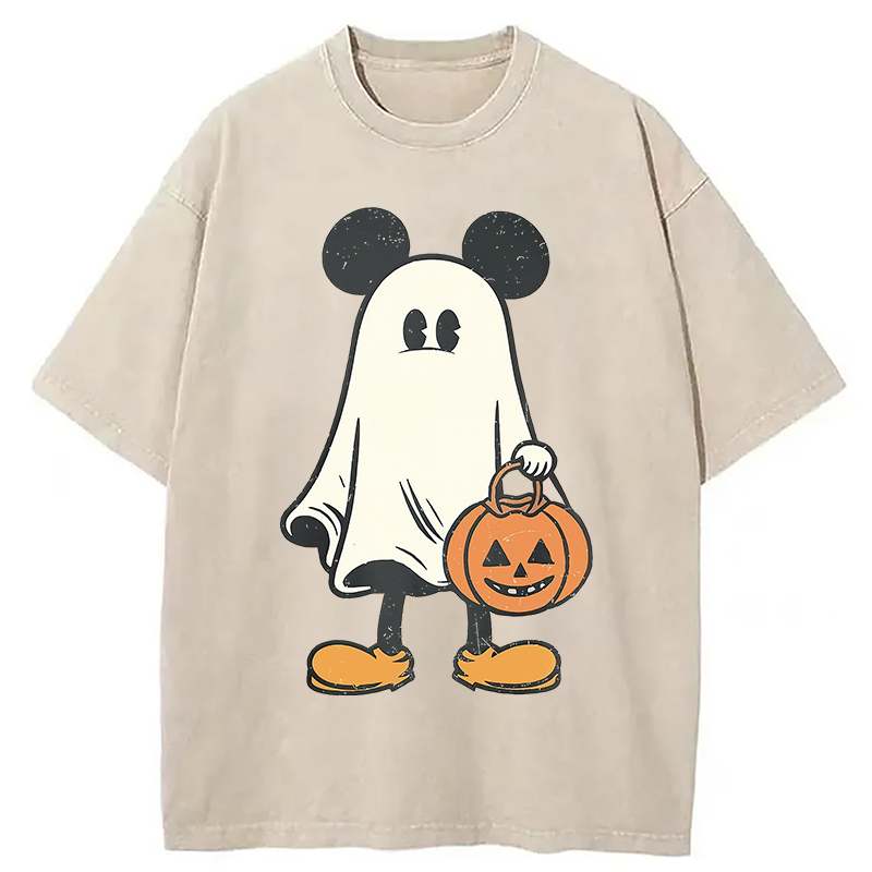bbb Halloween Mickey Washed T-Shirt