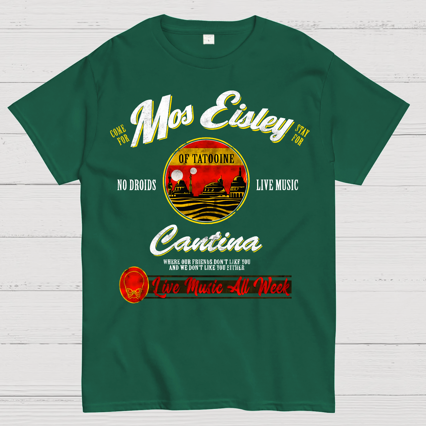 Mos Eisley Cantina Tatooine Graphic Print T-Shirt