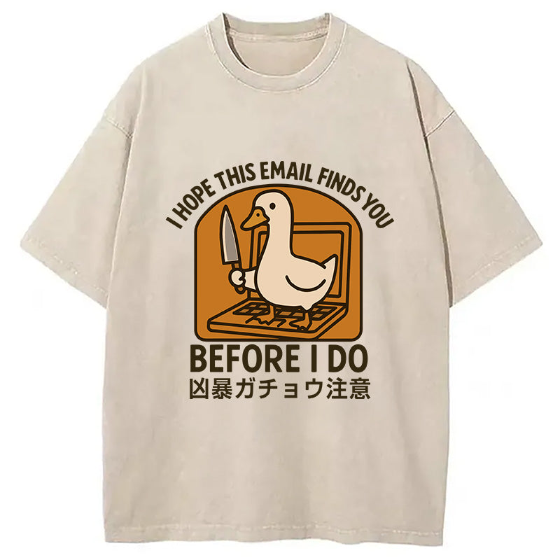 bbb Goose With A Knife Washed T-Shirt