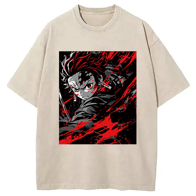 bbb Demon Slayer Daring Duels Washed T-Shirt