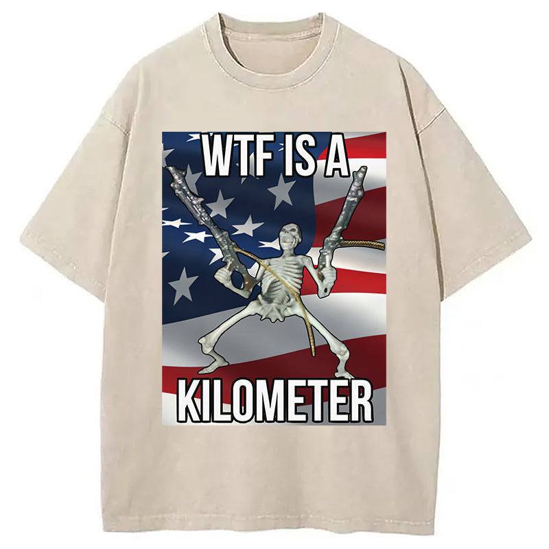 bbb WTF Is A Kilometer Washed T-Shirt