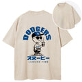 bbb Dodger Snoopy Vintage Japanese Back Washed T-Shirt