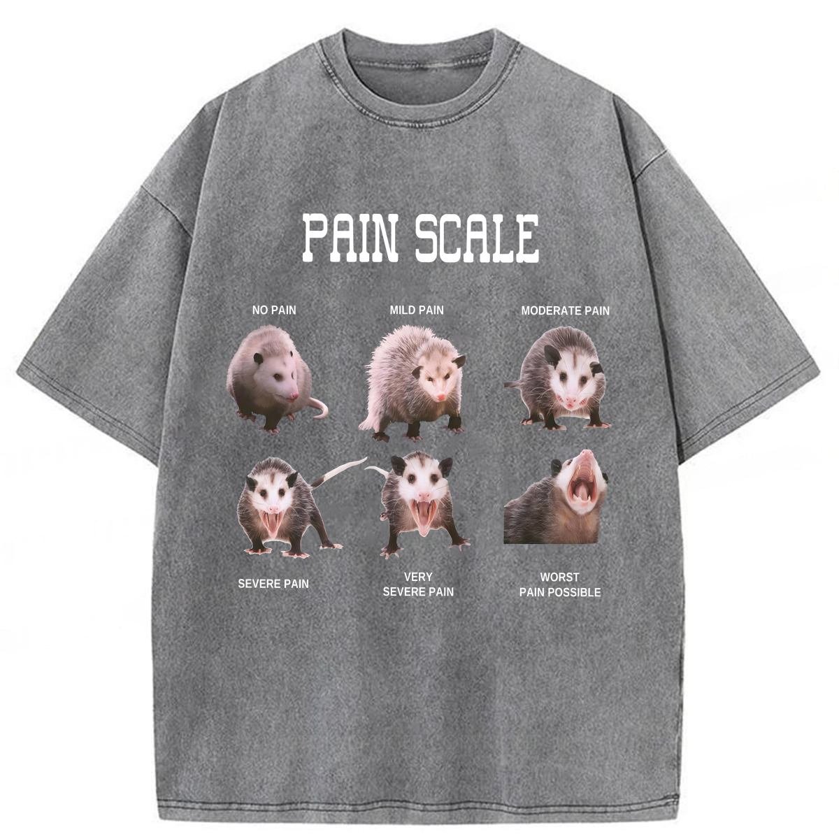 bbb Nurse Pain Scale Pain Assessment Washed T-shirt