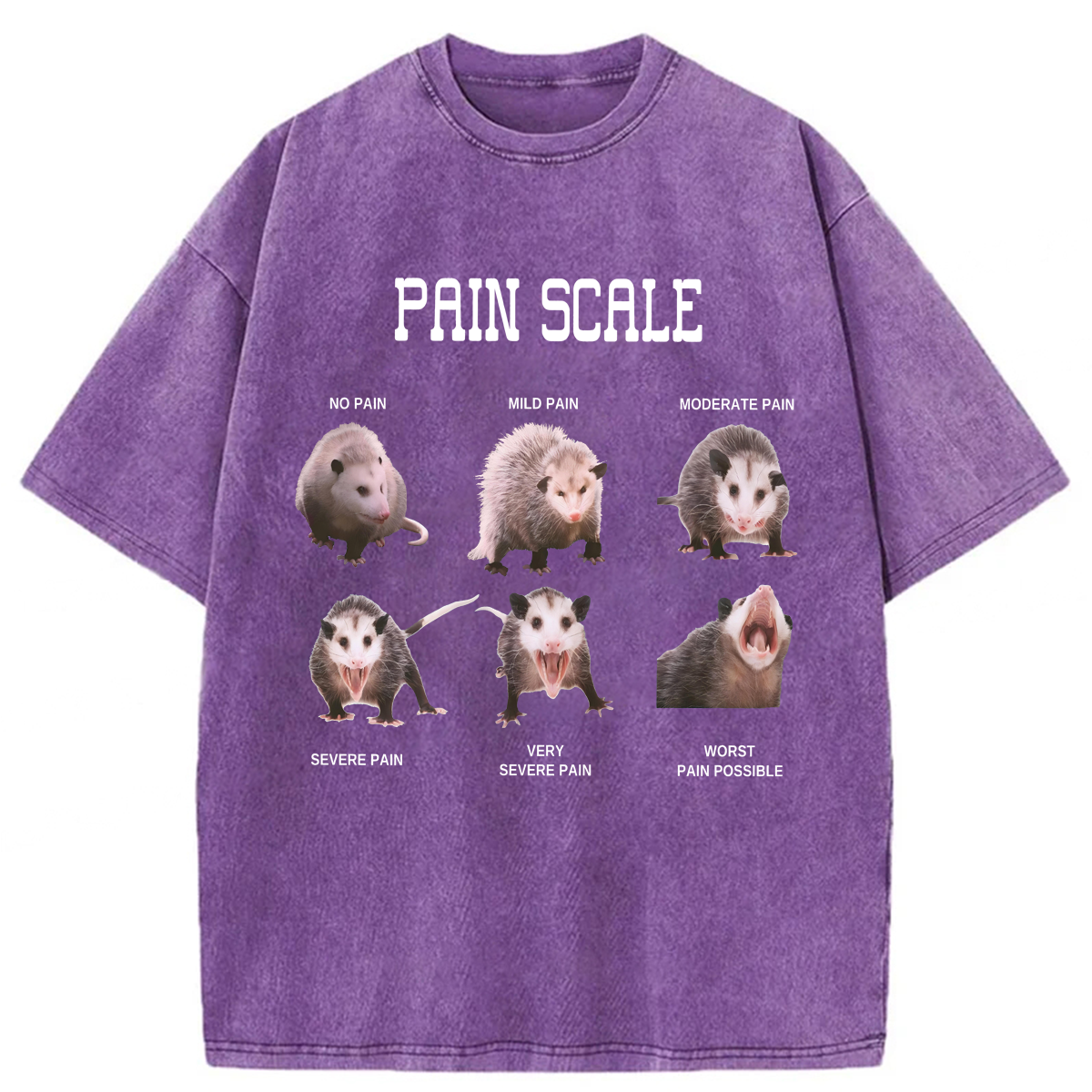 bbb Nurse Pain Scale Pain Assessment Washed T-shirt