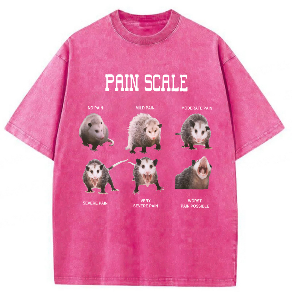 bbb Nurse Pain Scale Pain Assessment Washed T-shirt