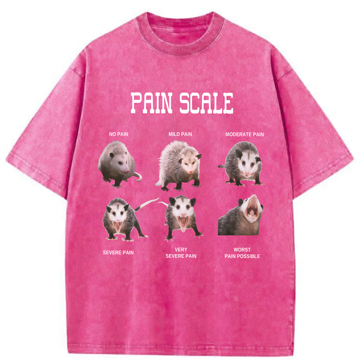 bbb Nurse Pain Scale Pain Assessment Washed T-shirt