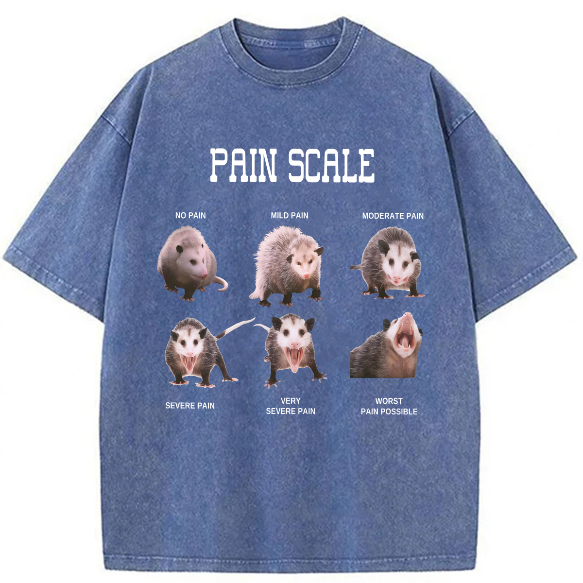 bbb Nurse Pain Scale Pain Assessment Washed T-shirt