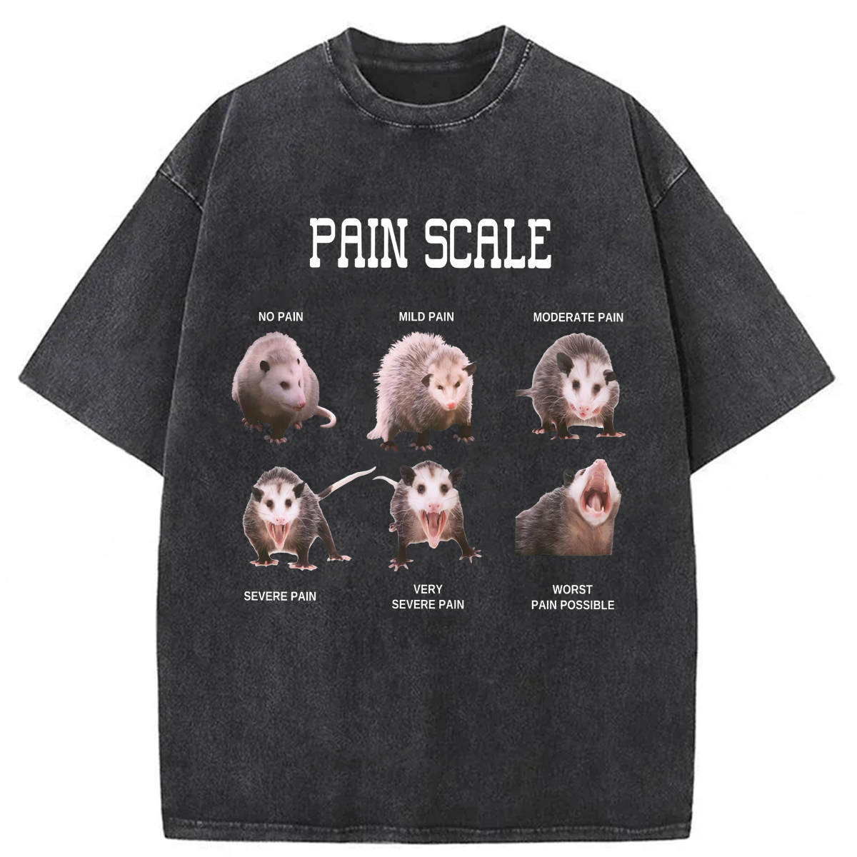 bbb Nurse Pain Scale Pain Assessment Washed T-shirt