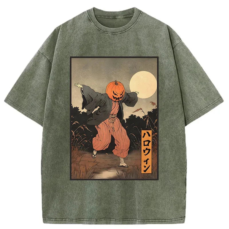 bbb Japanese Pumpkin Monster Washed T-Shirt